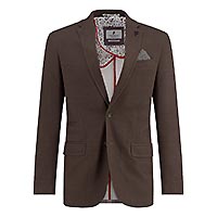 BLAZER STRUCTURE CHOCOLATE BROWN - Fred's Threads