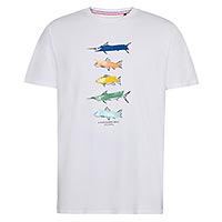 TSHIRT FISH OFF WHITE - A Fish Named Fred