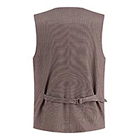 WAISTCOAT STRUCTURE MOCHA BROWN - Fred's Threads