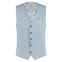 WAISTCOAT THREADS BLUE STRUCTURE - Fred's Threads