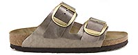 ARIZONA BIG BUCKLE BIRKO TAUPE - Birkenstock