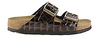 ARIZONA EMBOSS ANIMAL BLACK - Birkenstock