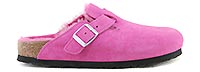 BOSTON FUR SUEDE FUSCHIA TULIP - Birkenstock