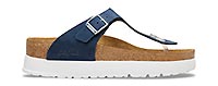 GIZEH FLEX NUB PLATFORM NAVY - Birkenstock