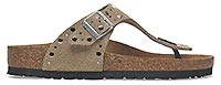 GIZEH RIVET DAIM TAUPE - Birkenstock