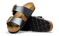 SYDNEY BIRKO SILVER METALLIC - Birkenstock