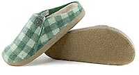 ZERMATT FUR PLAID GREEN - Birkenstock