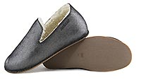 BOSABO SLIPPER NOIR GLITTER - Bosabo