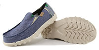 FARTY CHAMBRAY JEANS - Hey Dude