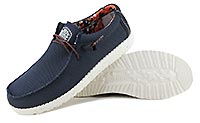 WALLY SOX BLUE NAVY - Hey Dude