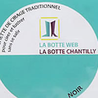 POCHETTE CIRAGE NOIR - La Botte Chantilly