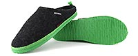 WOOLPOPS DARK GREY GREEN - Giesswein