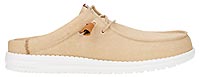 WALLY SLIP STRETCH TAN WHITE - Hey Dude