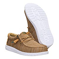 WALLY STRETCH SOX BONE BROWN - Hey Dude