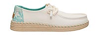 WENDY ESPADRILLE HIBISCUS EGRET - Hey Dude