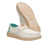 WENDY ESPADRILLE HIBISCUS EGRET - Hey Dude