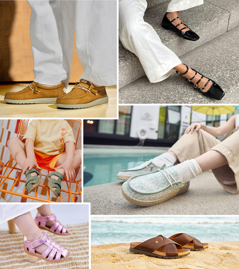 Discover our summer shoes for women, men and kids  
